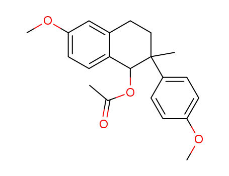 1ζ-acetoxy-6-methoxy-2-(p-methoxyphenyl)-2-methyl-1,2,3,4-tetrahydronaphthalene