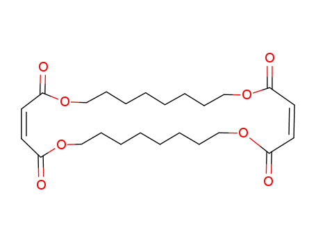 Molecular Structure of 118495-80-0 (1,6,15,20-Tetraoxa-2,5,16,19-tetraoxocyclooctacosa-3,17-diene)