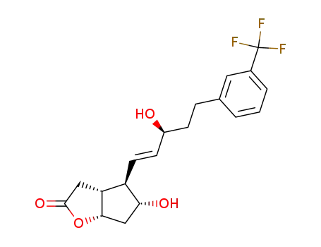 (3aR,4R,5R,6aS)-5-Hydroxy-4-[(E)-(S)-3-hydroxy-5-(3-trifluoromethyl-phenyl)-pent-1-enyl]-hexahydro-cyclopenta[b]furan-2-one