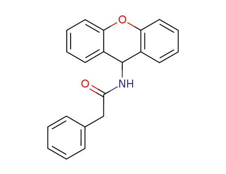 2-Phenyl-N-(9H-xanthen-9-yl)ethanimidic acid