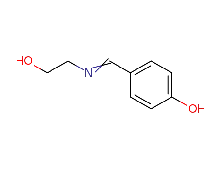 Molecular Structure of 1952-37-0 (4-[[(2-Hydroxyethyl)imino]methyl]phenol)