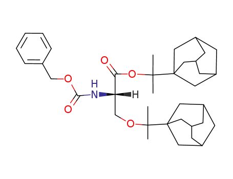 benzyloxycarbonyl-L-serine di<2-(1-adamantyl)-2-propyl> ester