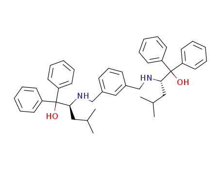 (-)-(1S)-bis<N-(1-isobutyl-2-hydroxy-2,2-diphenyl)-ethyl>-m-xylylenediamine