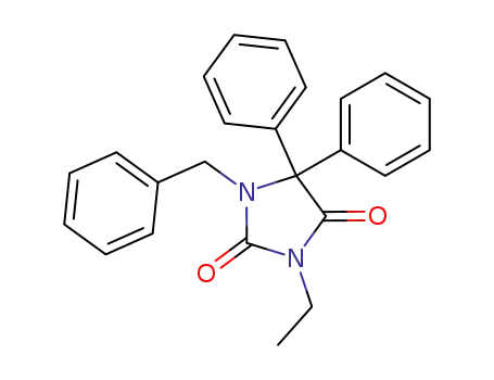 1-Benzyl-3-ethyl-5,5-diphenyl-imidazolidine-2,4-dione