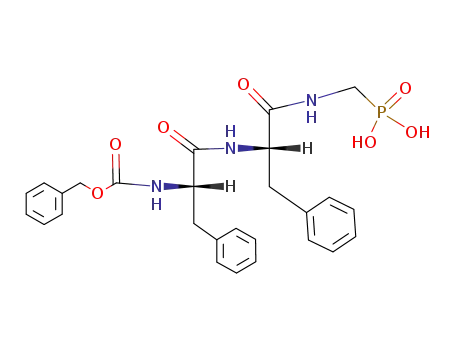 [(N-benzyloxycarbonyl-L-phenylalanyl-L-phenylalanyl)amino]-methylphosphonic acid
