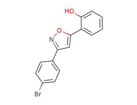 Molecular Structure of 92830-96-1 (Phenol, 2-[3-(4-bromophenyl)-5-isoxazolyl]-)