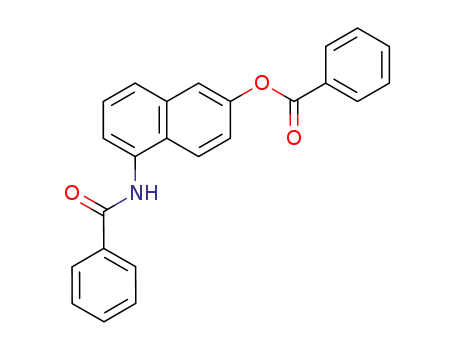 Molecular Structure of 681462-21-5 (1-benzoylamino-6-benzoyloxy-naphthalene)