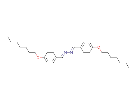 Molecular Structure of 99163-26-5 (Benzaldehyde, 4-(heptyloxy)-,
[[4-(heptyloxy)phenyl]methylene]hydrazone, (E,E)-)