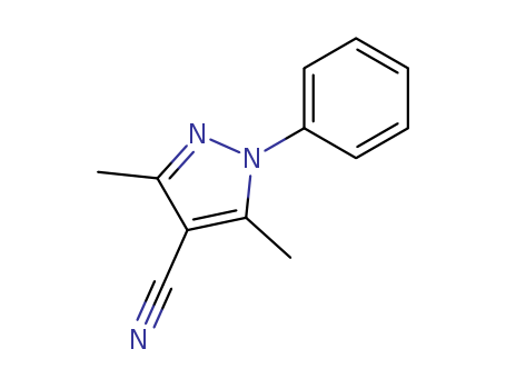 3,5-dimethyl-1-phenylpyrazole-4-carbonitrile