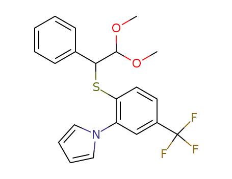 1H-Pyrrole,
1-[2-[(2,2-dimethoxy-1-phenylethyl)thio]-5-(trifluoromethyl)phenyl]-