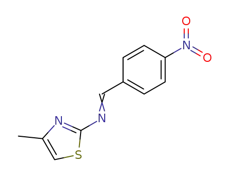 2-({4-nitrobenzylidene}amino)-4-methyl-1,3-thiazole
