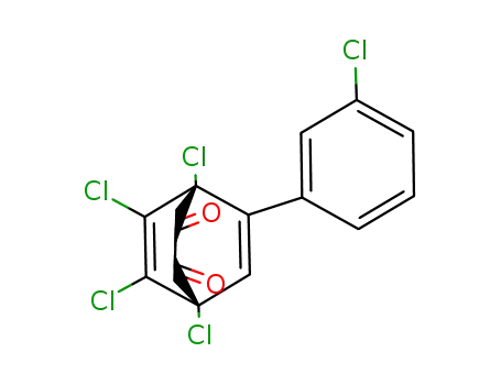1,4,5,6-tetrachloro-7-(3-chlorophenyl)bicyclo<2.2.2>octa-5,7-diene-2,3-dione