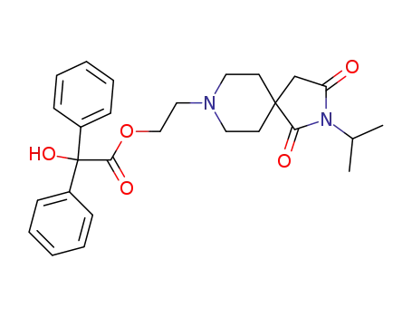 2-(2-(2-propyl)-1,3-dioxo-2,8-diazaspiro<4,5>decane-8-yl)ethyl benzilate