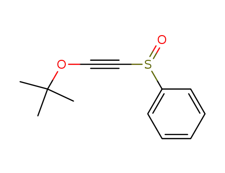 Molecular Structure of 79894-55-6 (Benzene, [[(1,1-dimethylethoxy)ethynyl]sulfinyl]-)