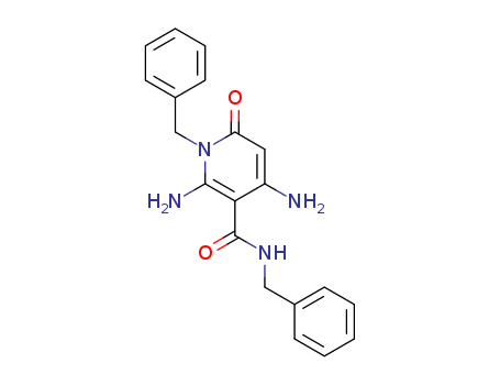 3-Pyridinecarboxamide,2,4-diamino-1,6-dihydro-6-oxo-N,1-bis(phenylmethyl)- cas  81975-60-2