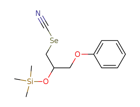 2-Trimethylsiloxy-3-phenoxypropyl selenocyanate