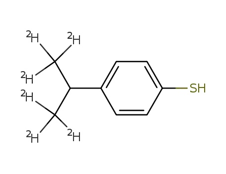 4-(1,1,1,3,3,3-hexadeutero-2-propyl)thiophenol