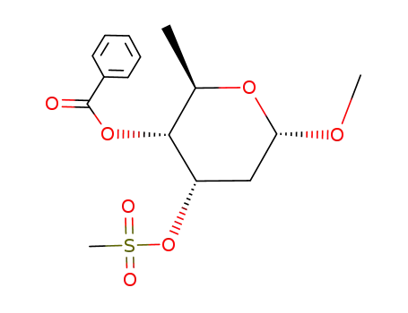 methyl 4-O-benzoyl-3-O-methanesulfonyl-2,6-dideoxy-α-D-ribo-hexopyranoside