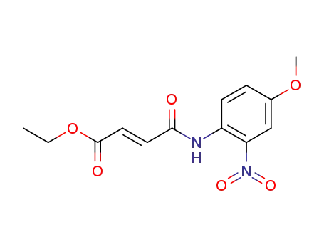 (E)-3-(4-Methoxy-2-nitro-phenylcarbamoyl)-acrylic acid ethyl ester