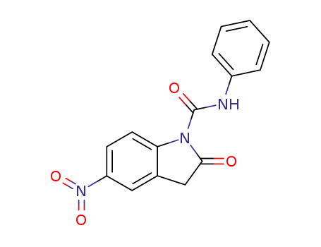 2,3-dihydro-5-nitro-2-oxo-N-phenyl-1H-indole-1-carboxamide
