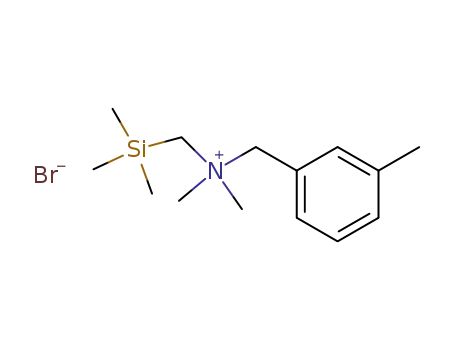 Dimethyl-(3-methyl-benzyl)-trimethylsilanylmethyl-ammonium; bromide