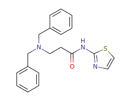 3-Dibenzylamino-N-thiazol-2-yl-propionamide
