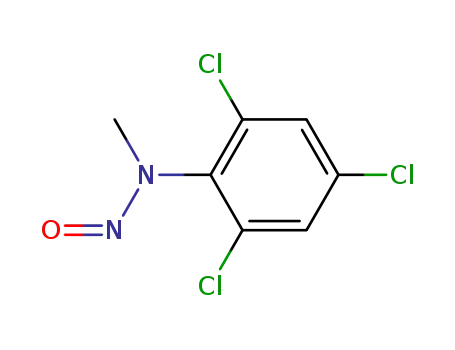 Molecular Structure of 722484-62-0 (2,4,6-trichloro-<i>N</i>-methyl-<i>N</i>-nitroso-aniline)