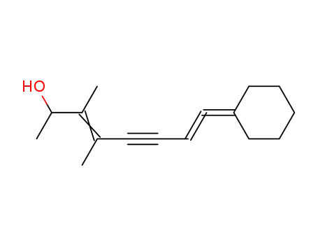 (+/-)-8-Cyclohexyliden-3,4-dimethyl-octatrien-3t,7,8-in-5-ol-2