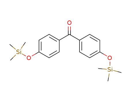 Molecular Structure of 61442-10-2 (Methanone, bis[4-[(trimethylsilyl)oxy]phenyl]-)
