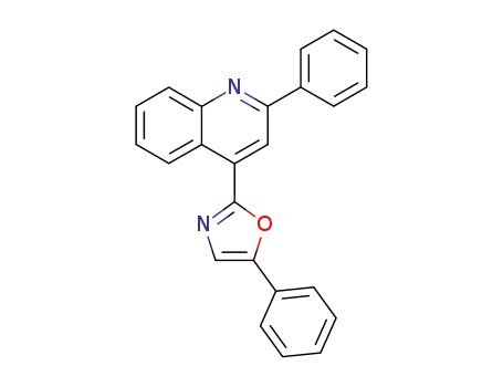 2-Phenyl-4-(5-phenyl-1,3-oxazol-2-yl)quinoline