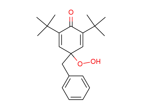 4-Benzyl-2,6-di-tert-butyl-4-hydroperoxy-cyclohexa-2,5-dienone