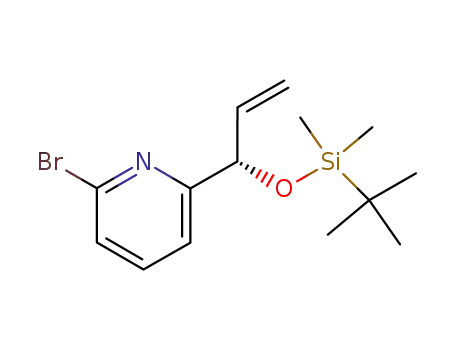 2-bromo-6-[1-(<i>tert</i>-butyl-dimethyl-silanyloxy)-allyl]-pyridine