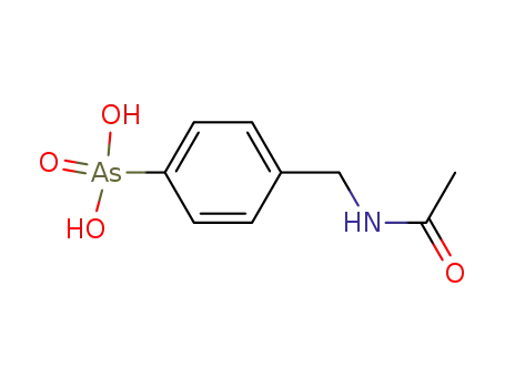 Molecular Structure of 5425-64-9 ({4-[(acetylamino)methyl]phenyl}arsonic acid)