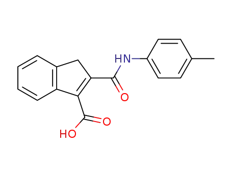 2-[(4-Methylphenyl)carbamoyl]-1H-indene-3-carboxylic acid