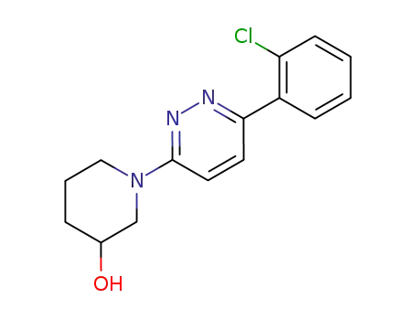 3-(3-hydroxypiperidino)-6-(2-chlorophenyl)pyridazine