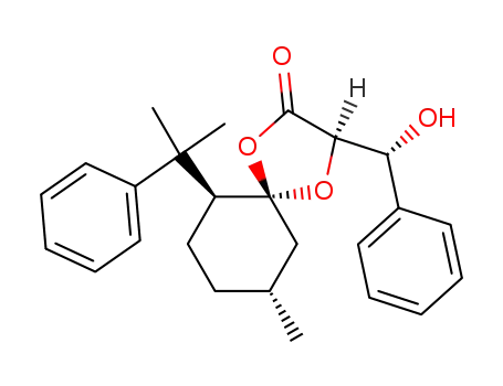(3R,5S,6S,9R)-3-((R)-Hydroxy-phenyl-methyl)-9-methyl-6-(1-methyl-1-phenyl-ethyl)-1,4-dioxa-spiro[4.5]decan-2-one