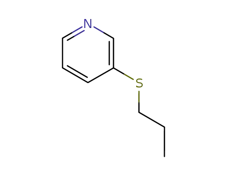 Molecular Structure of 26891-62-3 (3-(Propylthio)pyridine)