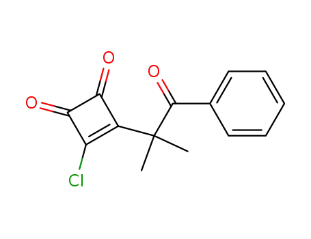 3-chloro-4-(1-benzoyl-1-methylethyl)cyclobut-3-ene-1,2-dione