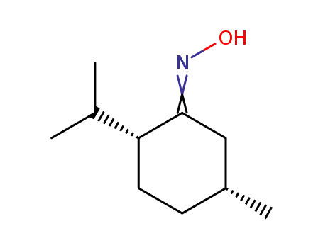 시클로헥사논, 5-메틸-2-(1-메틸에틸)-, 옥심, (2R,5R)-(9CI)