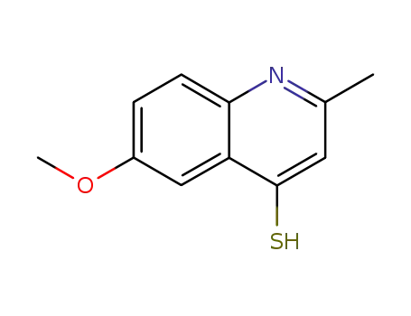 4-Quinolinethiol, 6-methoxy-2-methyl-