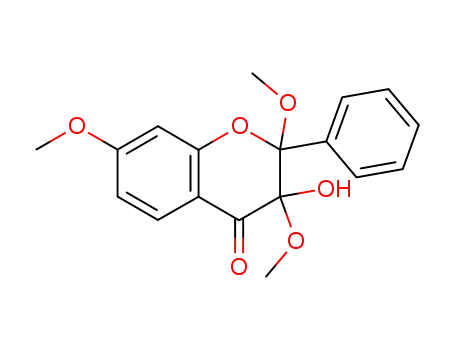 3-Hydroxy-2,3,7-trimethoxy-2-phenyl-2,3-dihydro-4H-chromen-4-one