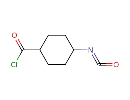 Molecular Structure of 105562-49-0 (Cyclohexanecarbonyl chloride, 4-isocyanato- (9CI))