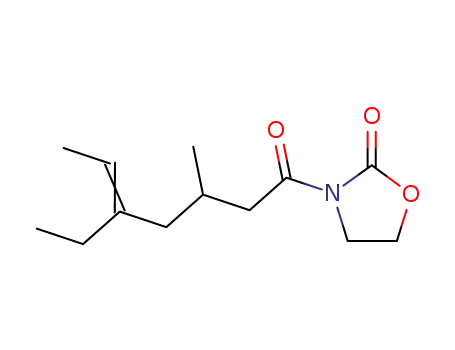 3-((E)-5-Ethyl-3-methyl-hept-5-enoyl)-oxazolidin-2-one