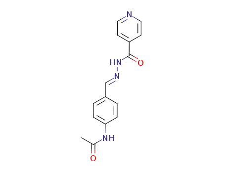 Molecular Structure of 1158-41-4 (4-Pyridinecarboxylicacid, 2-[[4-(acetylamino)phenyl]methylene]hydrazide)