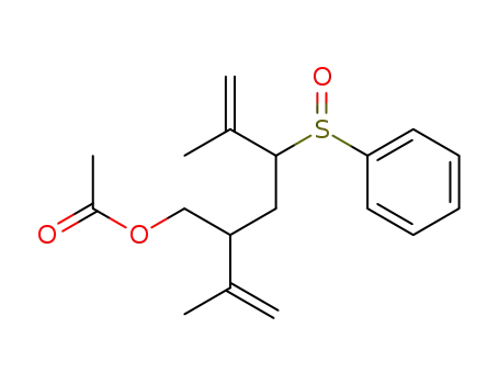 2-isopropenyl-5-methyl-4-phenylsulfenyl-5-hexen-1-ol acetate