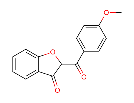 Molecular Structure of 10173-84-9 (2-(4-methoxybenzoyl)-1-benzofuran-3(2H)-one)