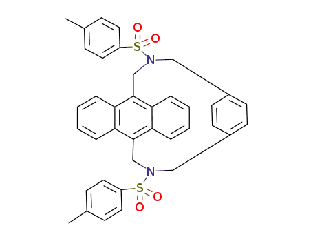 N,N'-bis(p-toluenesulfonyl)-2,11-diaza<3.3>paracyclo(9,10)anthracenophanes
