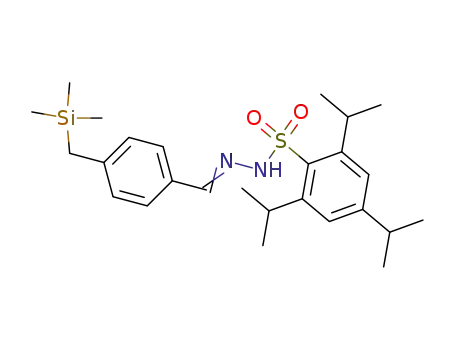 p-<(trimethylsilyl)methyl>benzaldehyde <(triisopropylphenyl)sulfonyl>hydrazone