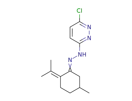 3(2H)-Pyridazinone, 6-chloro-,[5-methyl-2-(1-methylethylidene)cyclohexylidene]hydrazone