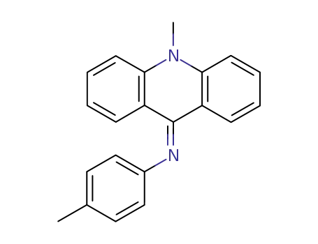 Molecular Structure of 70232-90-5 ((10-methyl-10<i>H</i>-acridin-9-ylidene)-<i>p</i>-tolyl-amine)